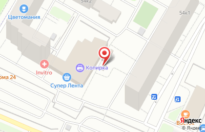 Киоск овощей и фруктов на Красносельском шоссе на карте
