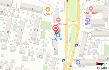 Стоматологическая клиника Дент-Реал на улице Тургенева на карте