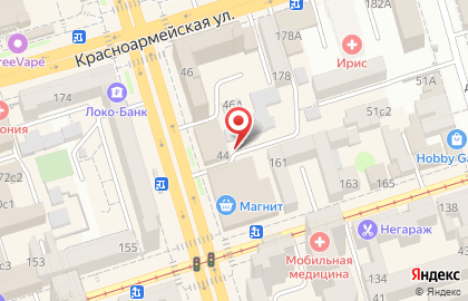 Химчистка-прачечная Мили на Ворошиловском проспекте на карте