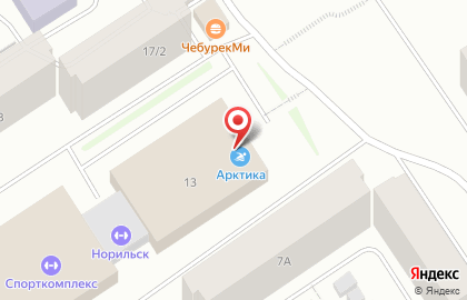 Плавательный бассейн в Красноярске на карте