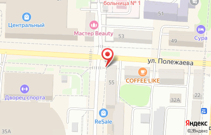 Салон связи МегаФон на улице Льва Толстого на карте