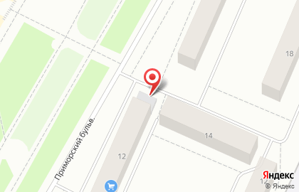 Продуктовый магазин Гарант на Приморском бульваре на карте