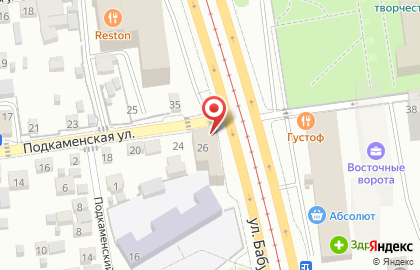 Бош-Центр в Октябрьском районе на карте