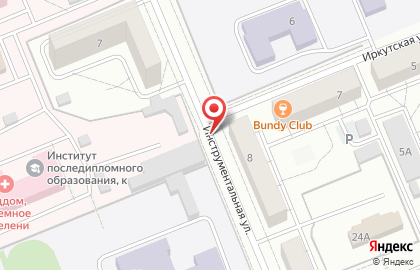 Киоск по продаже фруктов и овощей на Инструментальной улице на карте