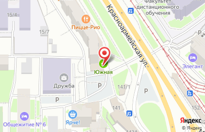 Аптека Южная на Красноармейской улице на карте