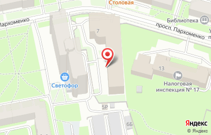 Супермаркет Пятёрочка в Санкт-Петербурге на карте