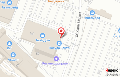 ТЦ Твой Дом на улице Октябрьской Революции на карте