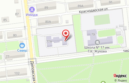 Детский сад №16 на Черноморской улице на карте