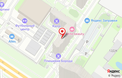 Студия эпиляции Gladko-gladko на проспекте Маршала Блюхера на карте