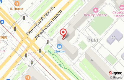 Супермаркет ДИКСИ на Ленинском проспекте, 73/8 на карте