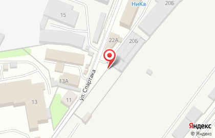 Торговый дом Аврора на улице Спартака на карте