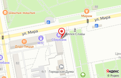 СберБанк в Тольятти на карте