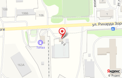 Автостоянка в Барнауле на карте
