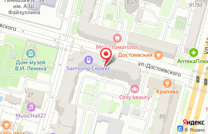 Samsung на улице Достоевского на карте