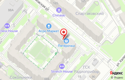 Студия цветочного дизайна Альянс флористика на Спартаковской улице на карте