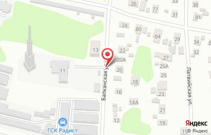 Автопомощь на Малой Балканской улице на карте