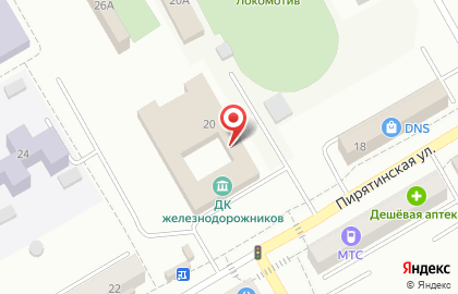 Oriflame на Пирятинской улице на карте