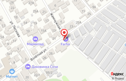 Продуктовый магазин Мария в Адлерском районе на карте