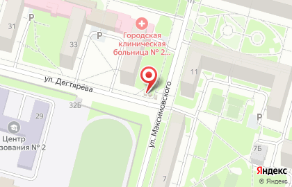 Киоск по продаже фруктов и овощей в Зареченском районе на карте
