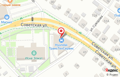Официальный дилер Hyundai ТрансТехСервис на Советской улице на карте
