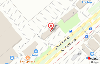 Салон дверей Альянс на улице Астахова на карте