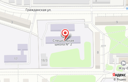 Специальная коррекционная школа №2 г. Ангарска для детей с задержкой психического развития на карте