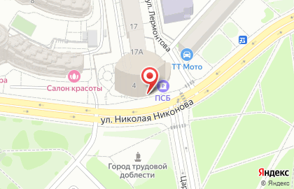 Юникредит банк в Екатеринбурге на карте