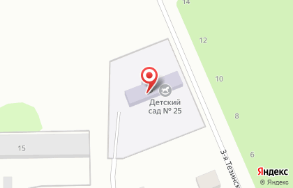 Детский сад №25 в Иваново на карте
