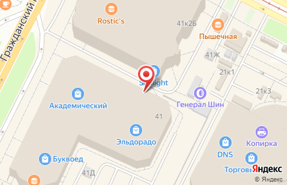 Автошкола Чемпион на Гражданском проспекте на карте