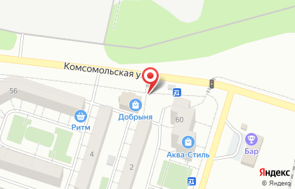 Роспечать, г. Жигулёвск на Комсомольской на карте