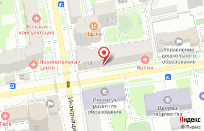 Республиканская стоматологическая поликлиника на Интернациональной улице на карте