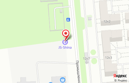 Шиномонтажная мастерская JS-Shina на Промышленной улице на карте