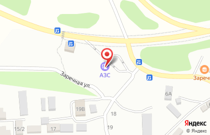 АЗС Многотопливная на карте
