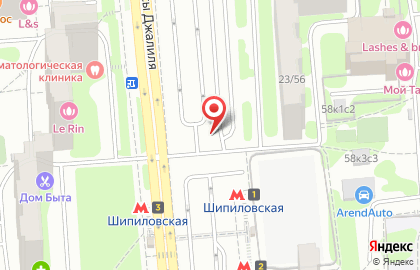 Сервисный центр Московский паркинг на улице Мусы Джалиля на карте