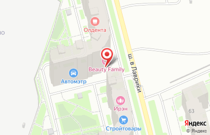 Продуктовый магазин в Санкт-Петербурге на карте