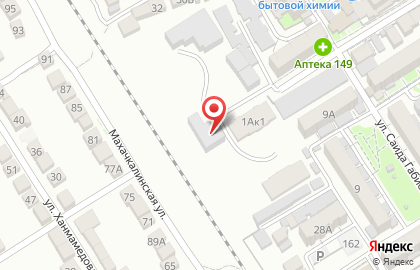 Стоянка грузовых автомобилей в Махачкале на карте