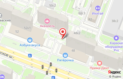 Продуктовый магазин на Хорошёвском шоссе на карте