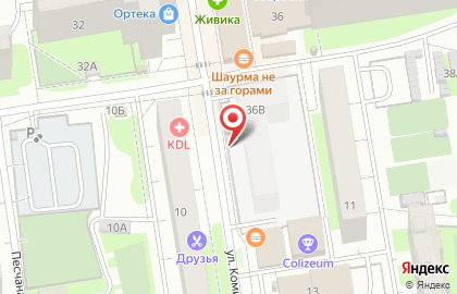 Киоск и магазин мясной продукции в Дзержинском районе на карте