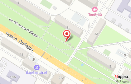 Магазин разливных напитков Жигулевский на проспекте Победы на карте