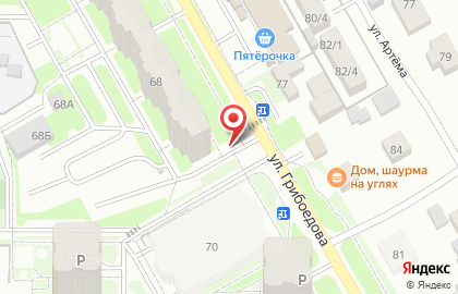 Магазин и киоск по продаже хлебобулочных изделий Пермский хлеб в Мотовилихинском районе на карте