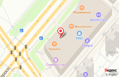 Ресторан Seasons на Ленинском проспекте на карте