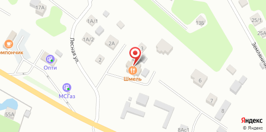 Гостевой дом Шмель в деревне Шмелёнки на карте