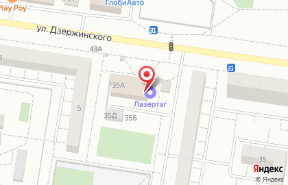 Банкомат ФиаБанк, АО на улице Дзержинского, 35а на карте