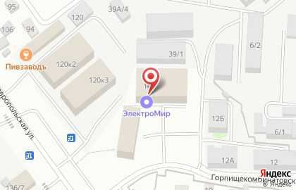 Магазин электрооборудования ЭлектроМИР в Тюмени на карте