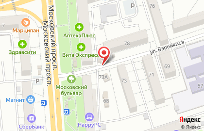 Коминтерновский район Киоск по продаже фруктов и овощей в Коминтерновском районе на карте