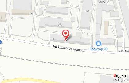 Астра, ООО на 3-ей Транспортной улице на карте