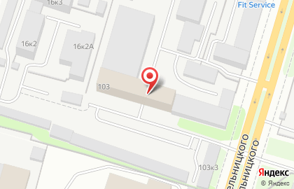 Производственно-торговая компания МебельТерра на улице Богдана Хмельницкого на карте