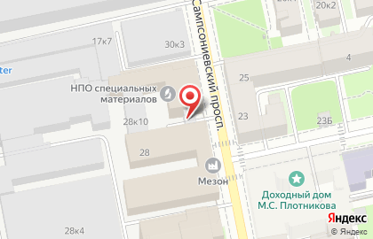 Доставка обедов "BanketDoma.ru" в Выборгском районе на карте