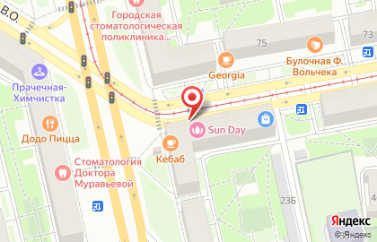 Салон красоты sun day на карте