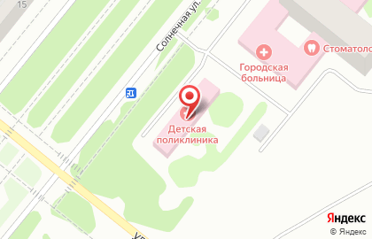 Детская поликлиника, г. Сосновоборск на карте